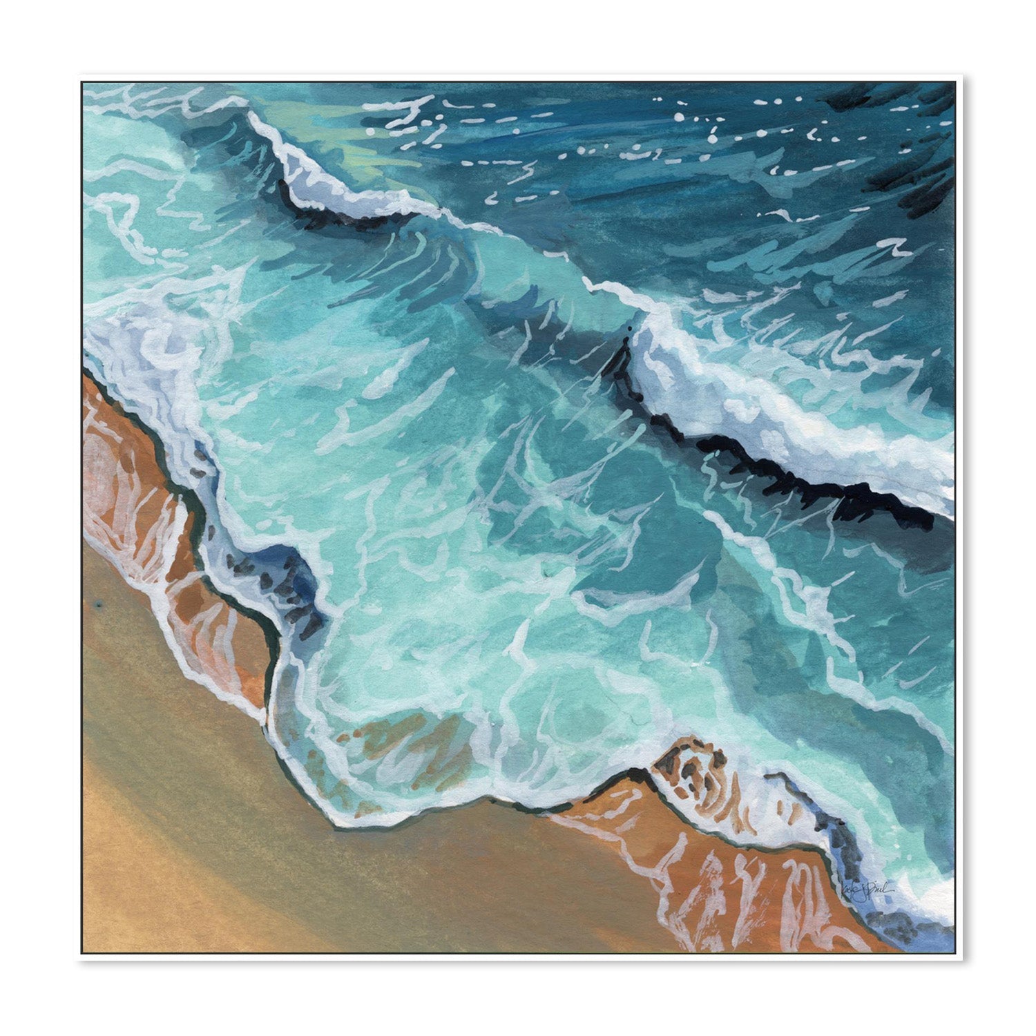 wall-art-print-canvas-poster-framed-Perfect Soothing Waves-5