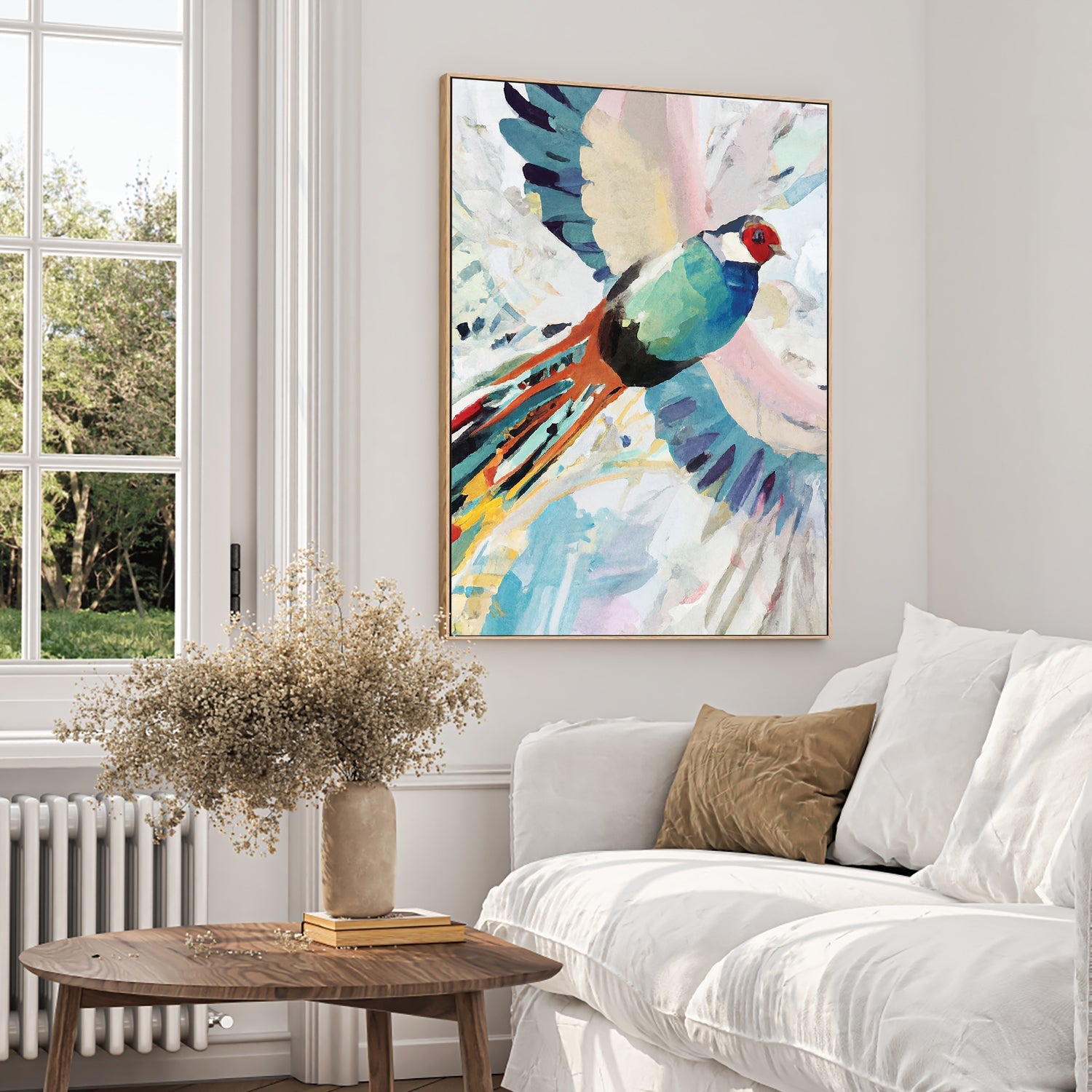 wall-art-print-canvas-poster-framed-Pheasant Flight , By Stacey Williams-7