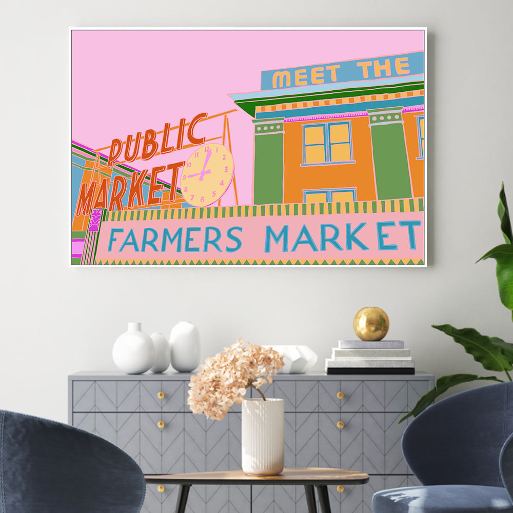 wall-art-print-canvas-poster-framed-Pike Place Market-2