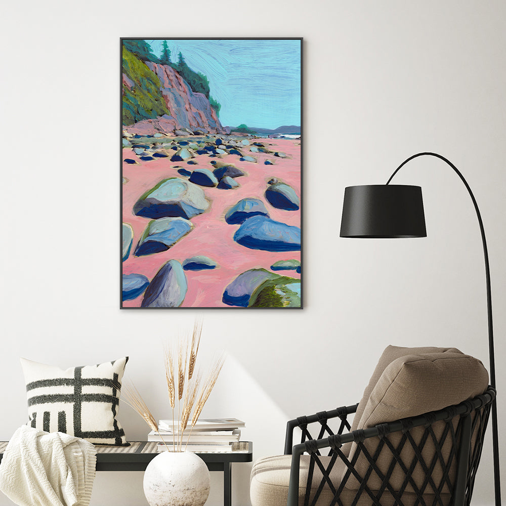 wall-art-print-canvas-poster-framed-Pink Bay , By Eleanor Baker-2