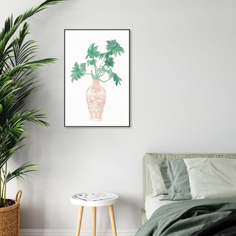 wall-art-print-canvas-poster-framed-Pink Chinoiserie, Style B , By Danhui Nai-GIOIA-WALL-ART