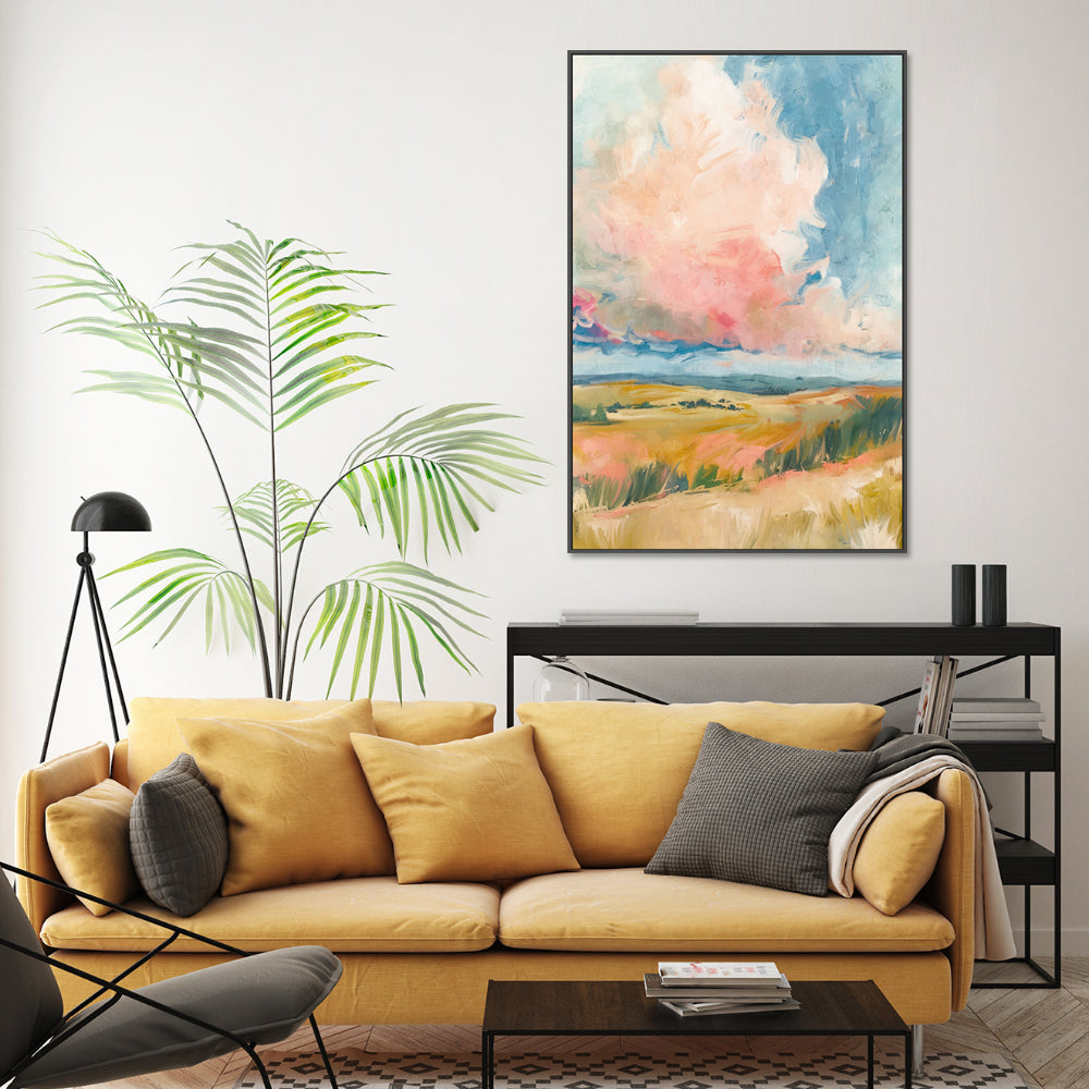 wall-art-print-canvas-poster-framed-Pink Clouds , Style A, By Nina Blue-2