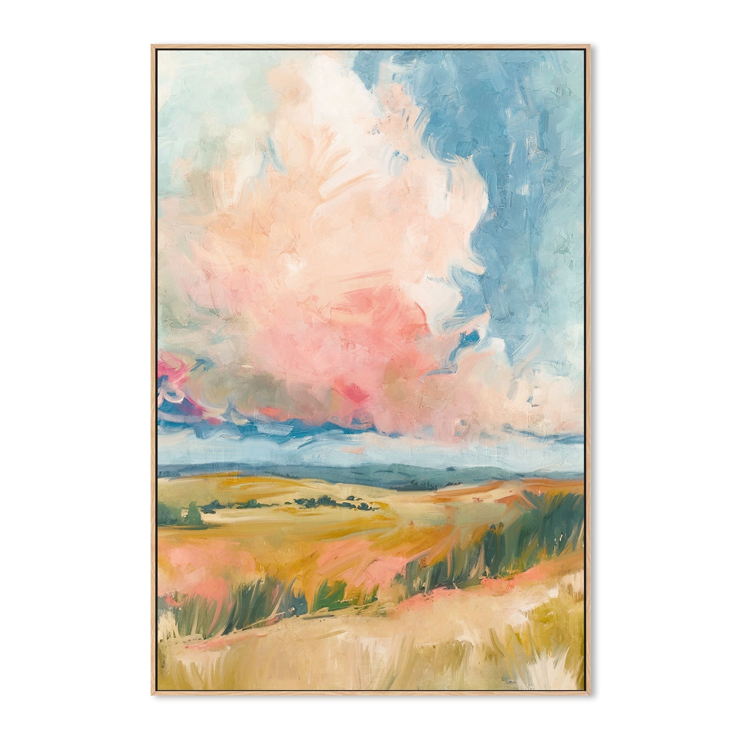 wall-art-print-canvas-poster-framed-Pink Clouds , Style A, By Nina Blue-4