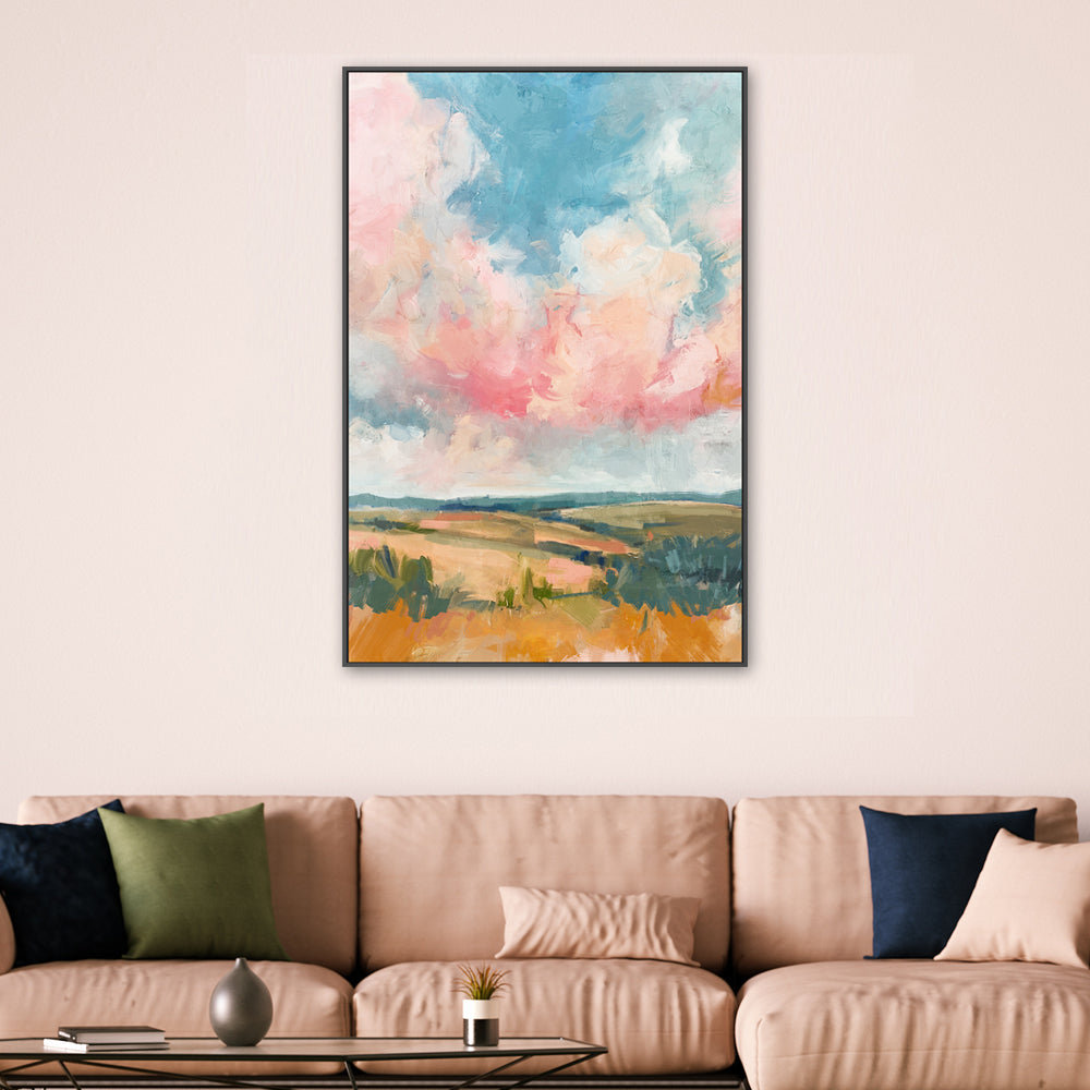 wall-art-print-canvas-poster-framed-Pink Clouds , Style B, By Nina Blue-2