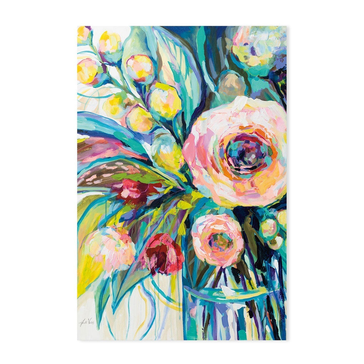 wall-art-print-canvas-poster-framed-Pink Delights, Style A-by-Jeanette Vertentes-Gioia Wall Art