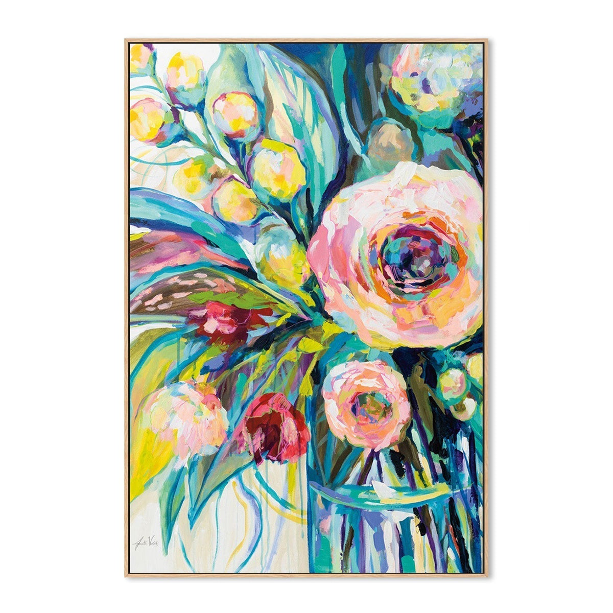 wall-art-print-canvas-poster-framed-Pink Delights, Style A-by-Jeanette Vertentes-Gioia Wall Art