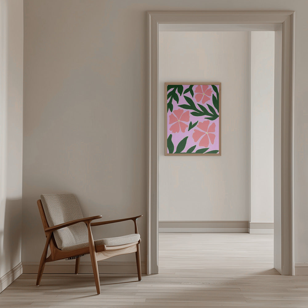 wall-art-print-canvas-poster-framed-Pink Medow , By Oulaya Kebbaj-10