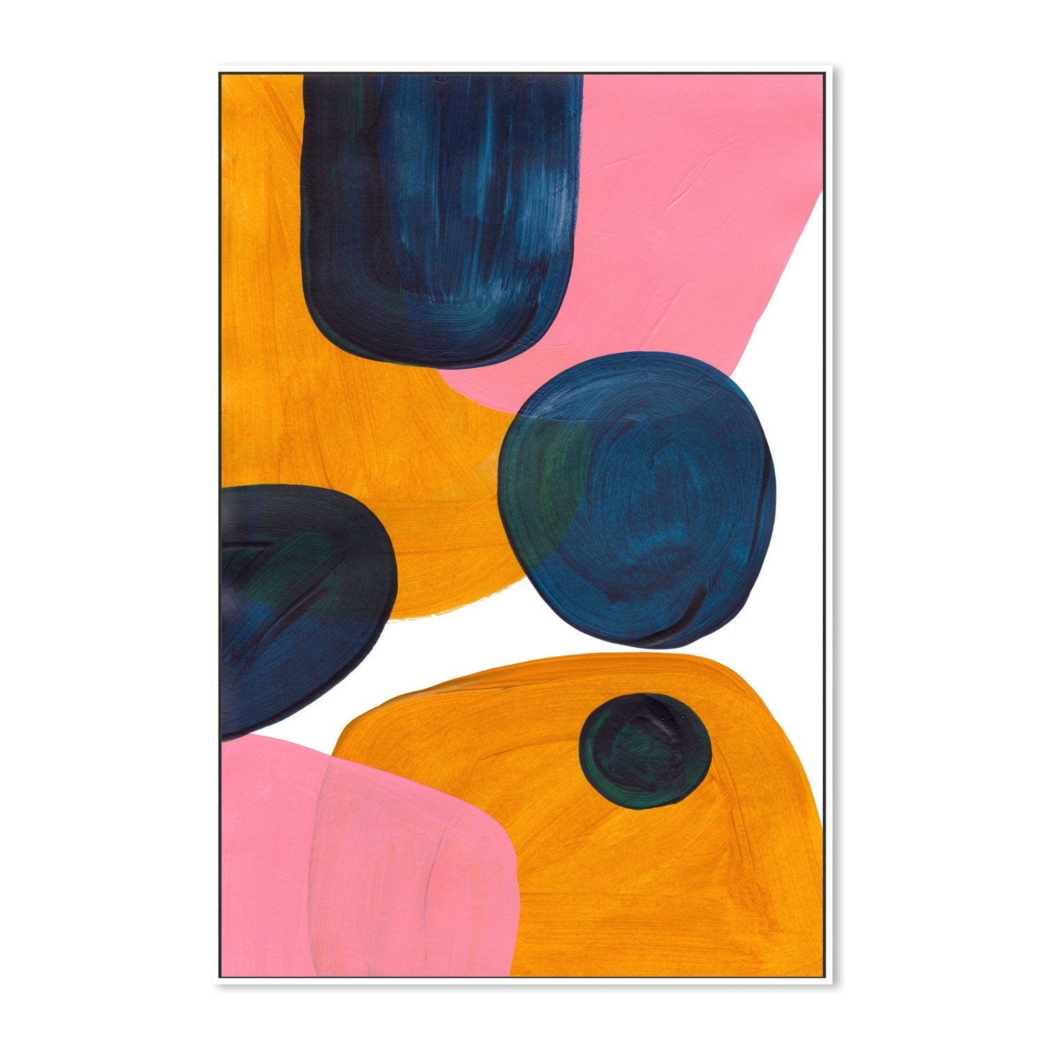 wall-art-print-canvas-poster-framed-Pink Rollie Pollie , By Ejaaz Haniff-GIOIA-WALL-ART