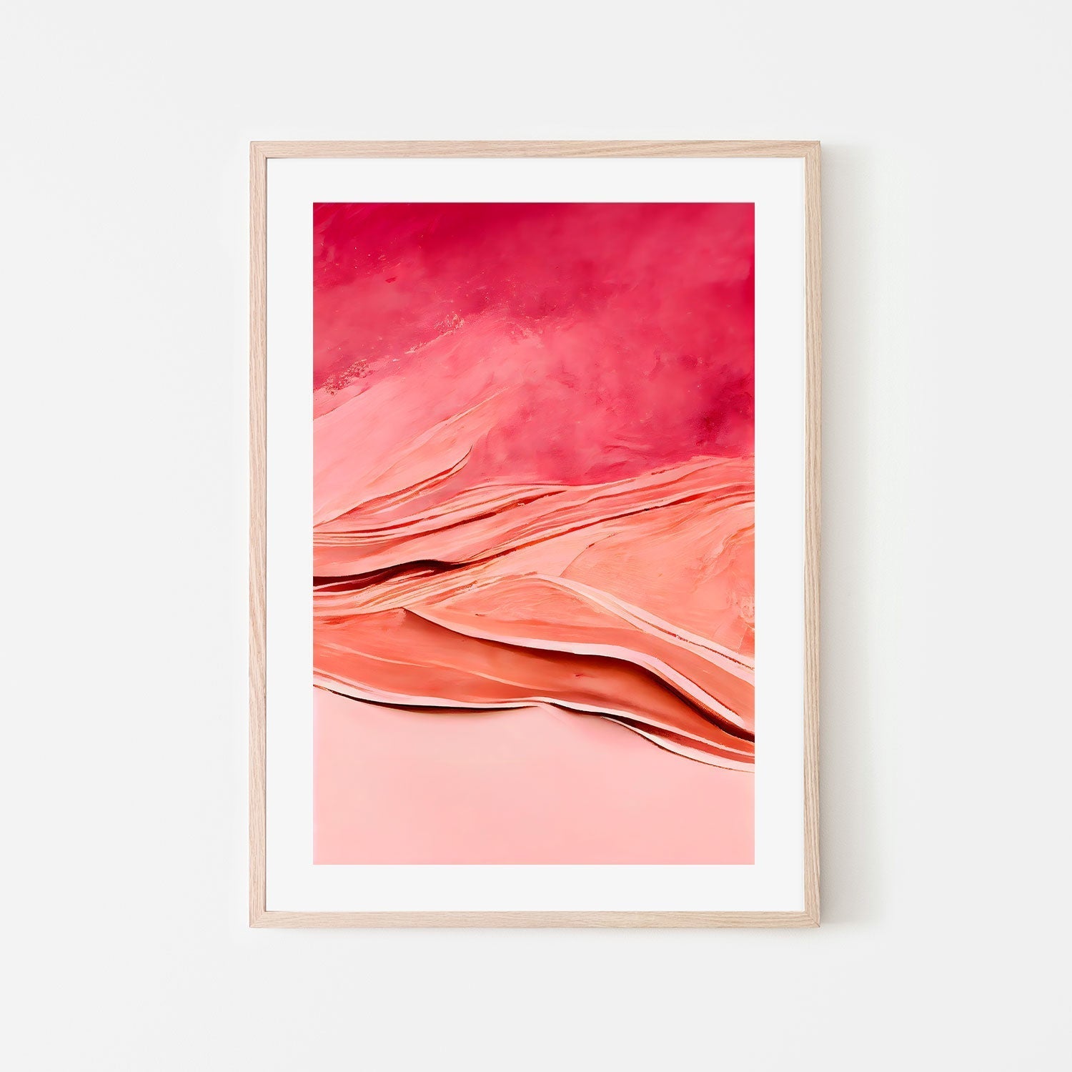 wall-art-print-canvas-poster-framed-Pink Sand Dunes , By Treechild-GIOIA-WALL-ART