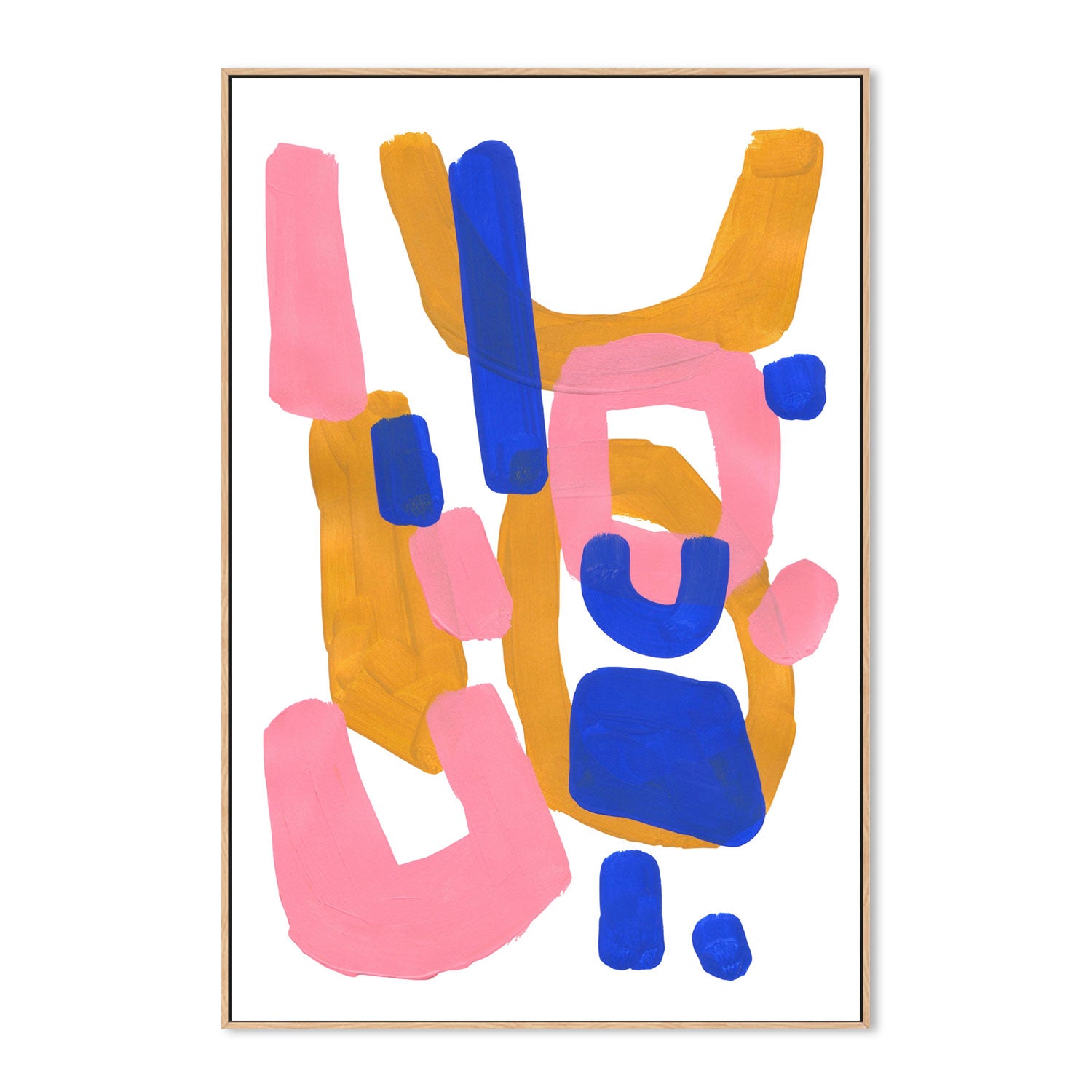 wall-art-print-canvas-poster-framed-Pink Smile , By Ejaaz Haniff-GIOIA-WALL-ART