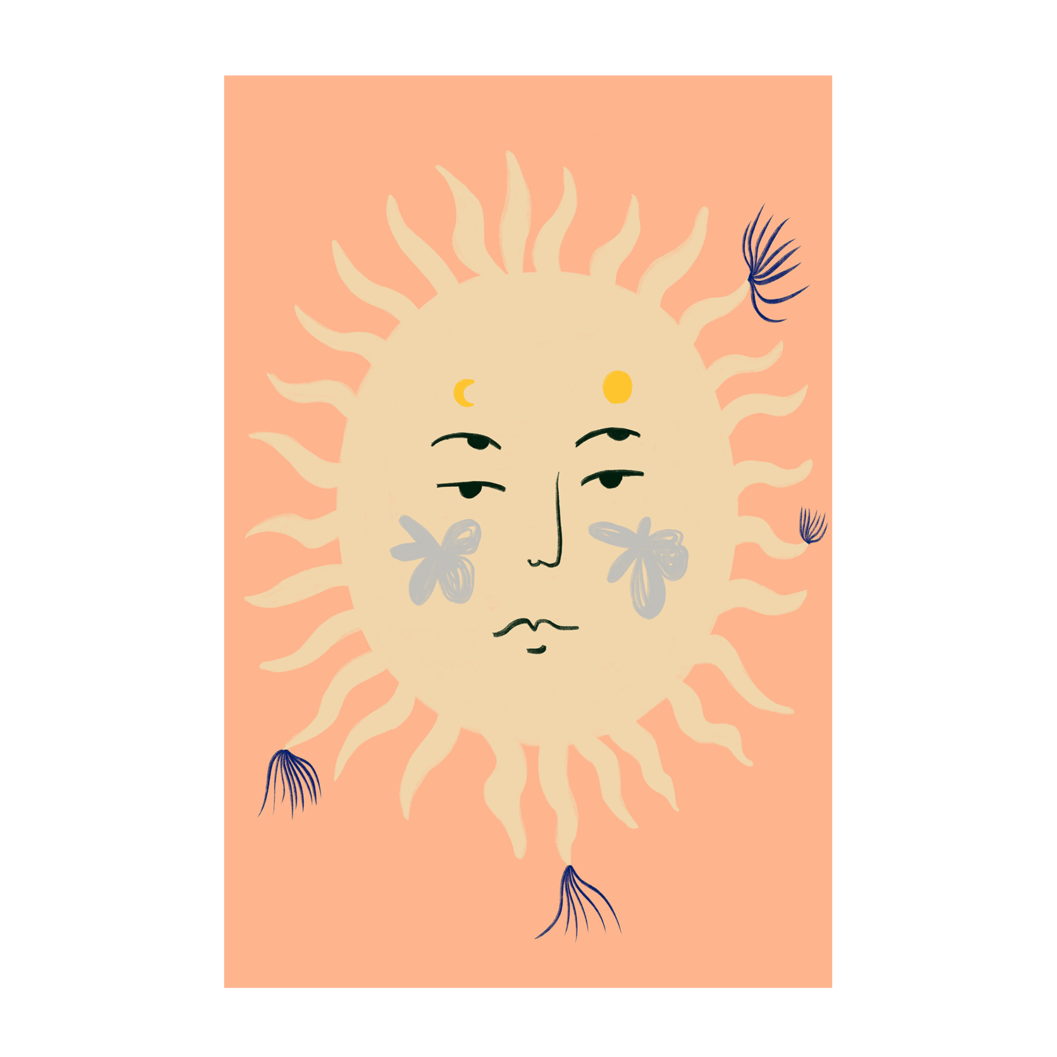 wall-art-print-canvas-poster-framed-Pink Sun , By Sandra Poliakov-1