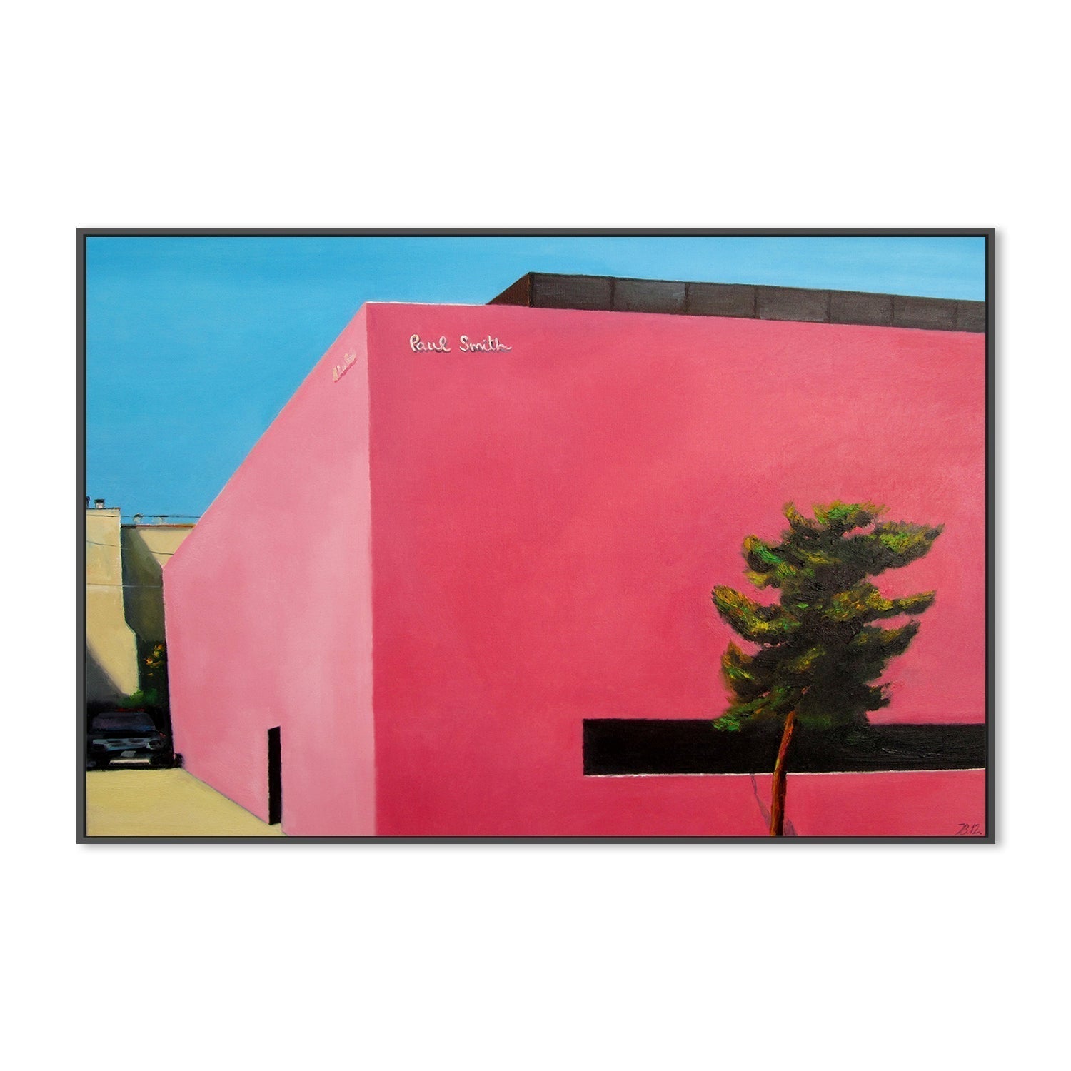 wall-art-print-canvas-poster-framed-Pink Wall-by-Ieva Baklane-Gioia Wall Art