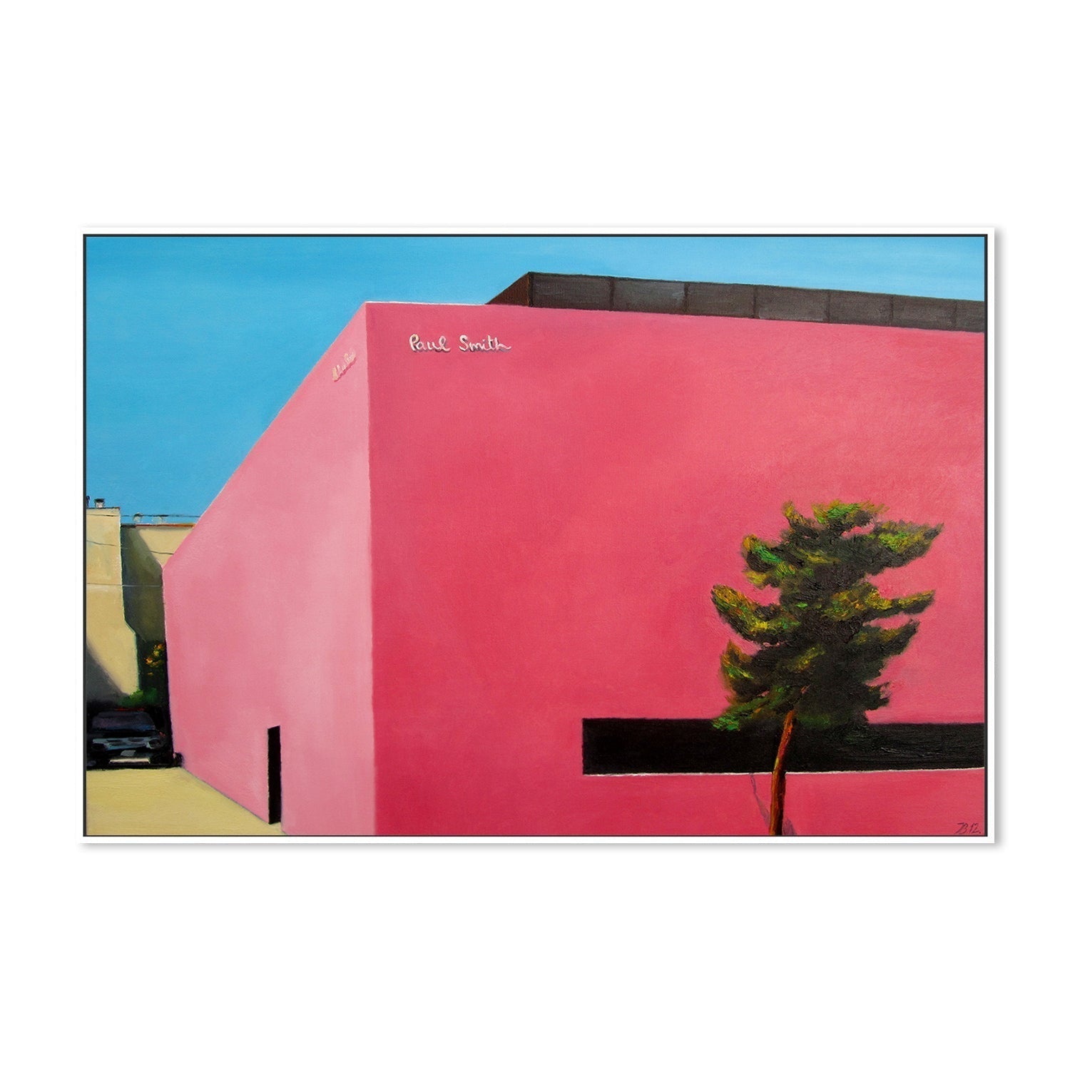 wall-art-print-canvas-poster-framed-Pink Wall-by-Ieva Baklane-Gioia Wall Art
