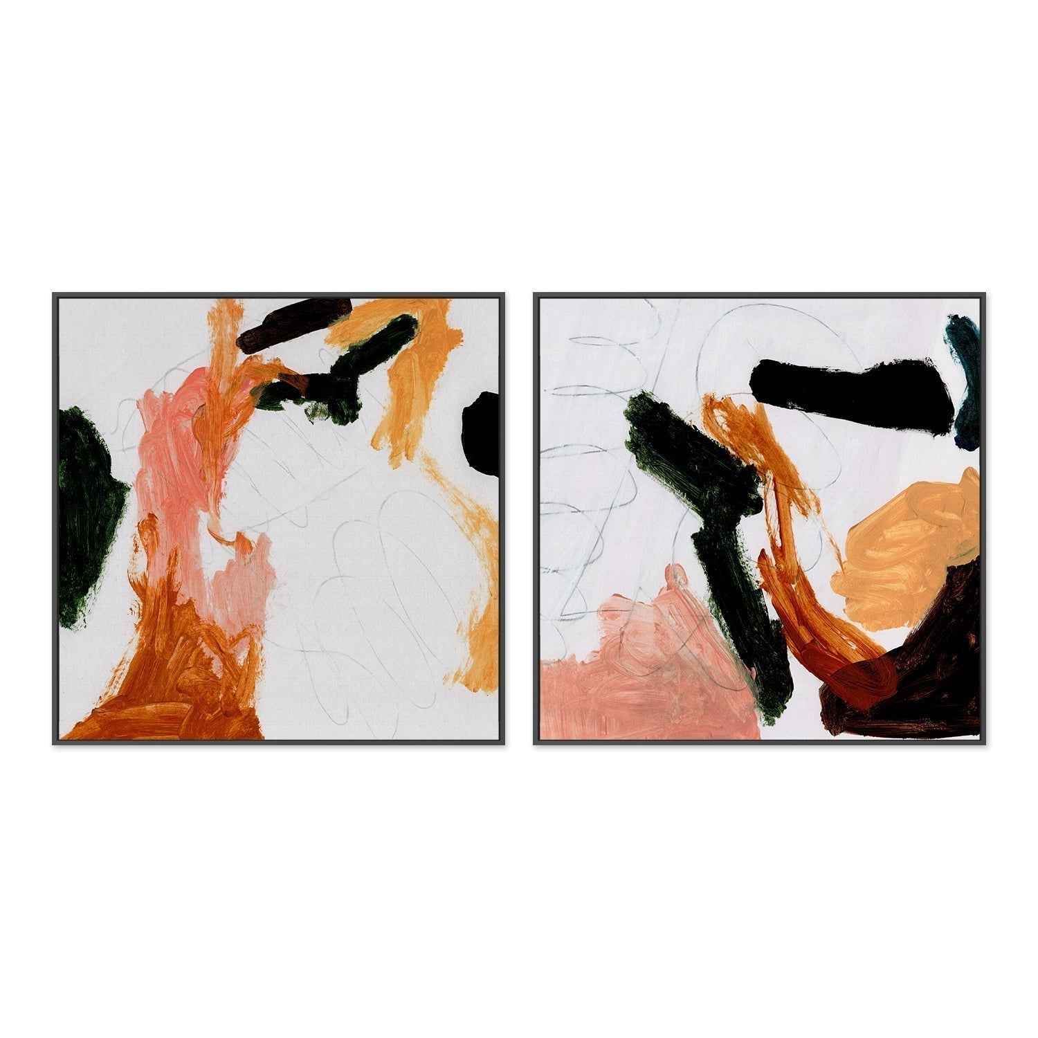 wall-art-print-canvas-poster-framed-Play, Set Of 2 , By Dan Hobday-by-Dan Hobday-Gioia Wall Art