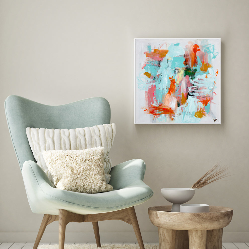 wall-art-print-canvas-poster-framed-Playful Palette, Style B, By Tove Hoglund-GIOIA-WALL-ART