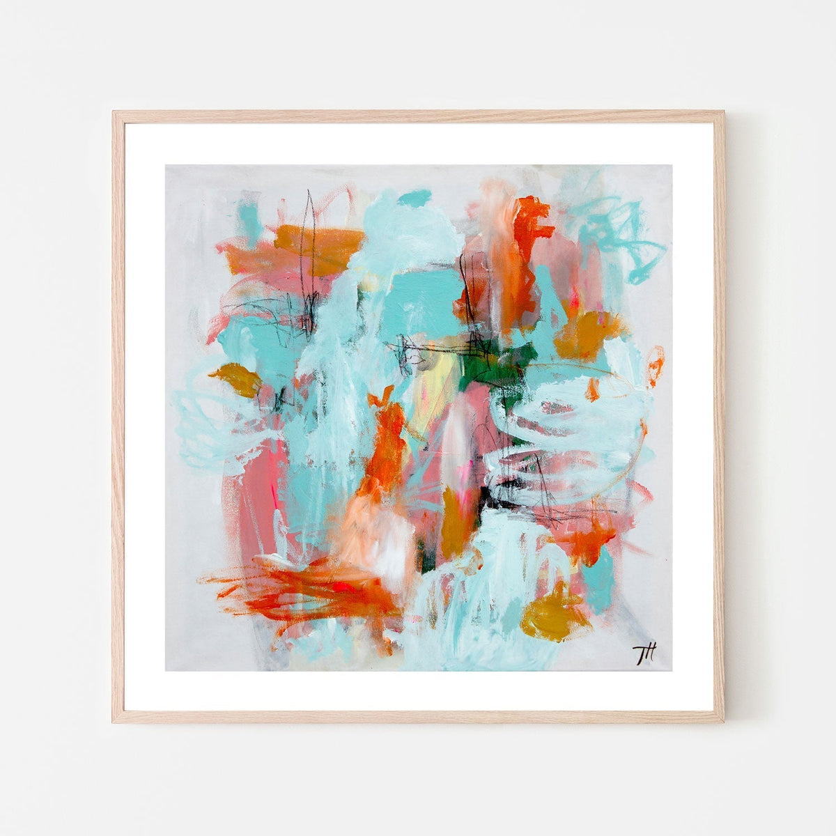 wall-art-print-canvas-poster-framed-Playful Palette, Style B, By Tove Hoglund-GIOIA-WALL-ART