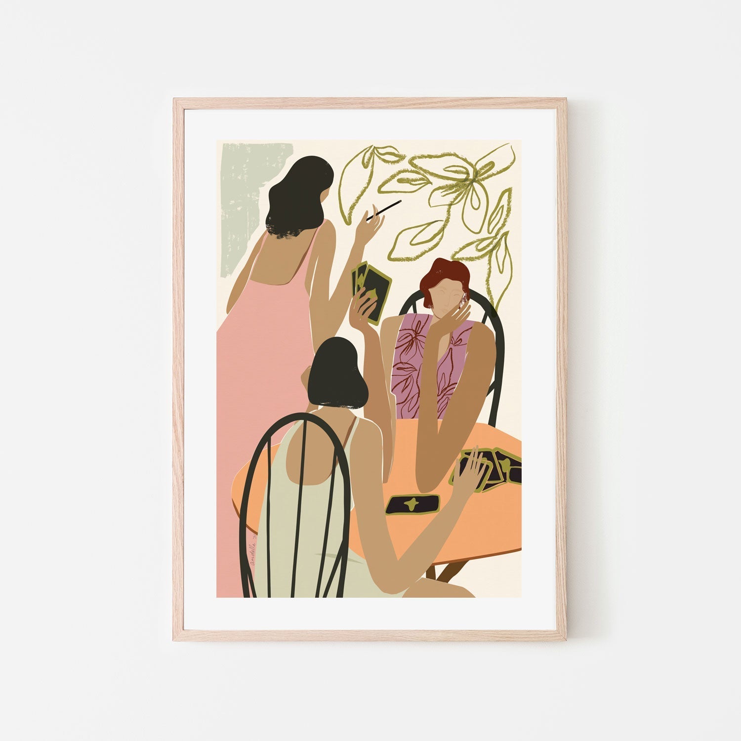 wall-art-print-canvas-poster-framed-Playing Cards , By Andelle Art-6