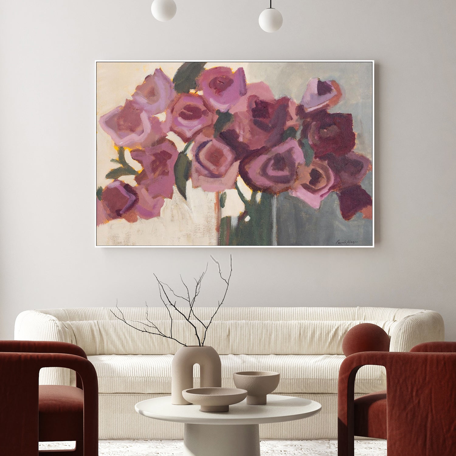 wall-art-print-canvas-poster-framed-Plum Blooms-2