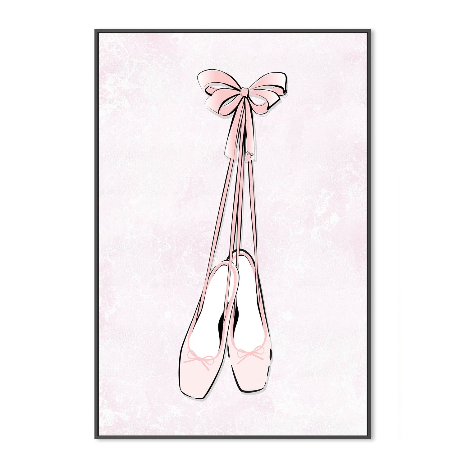 wall-art-print-canvas-poster-framed-Pointe Shoes-GIOIA-WALL-ART