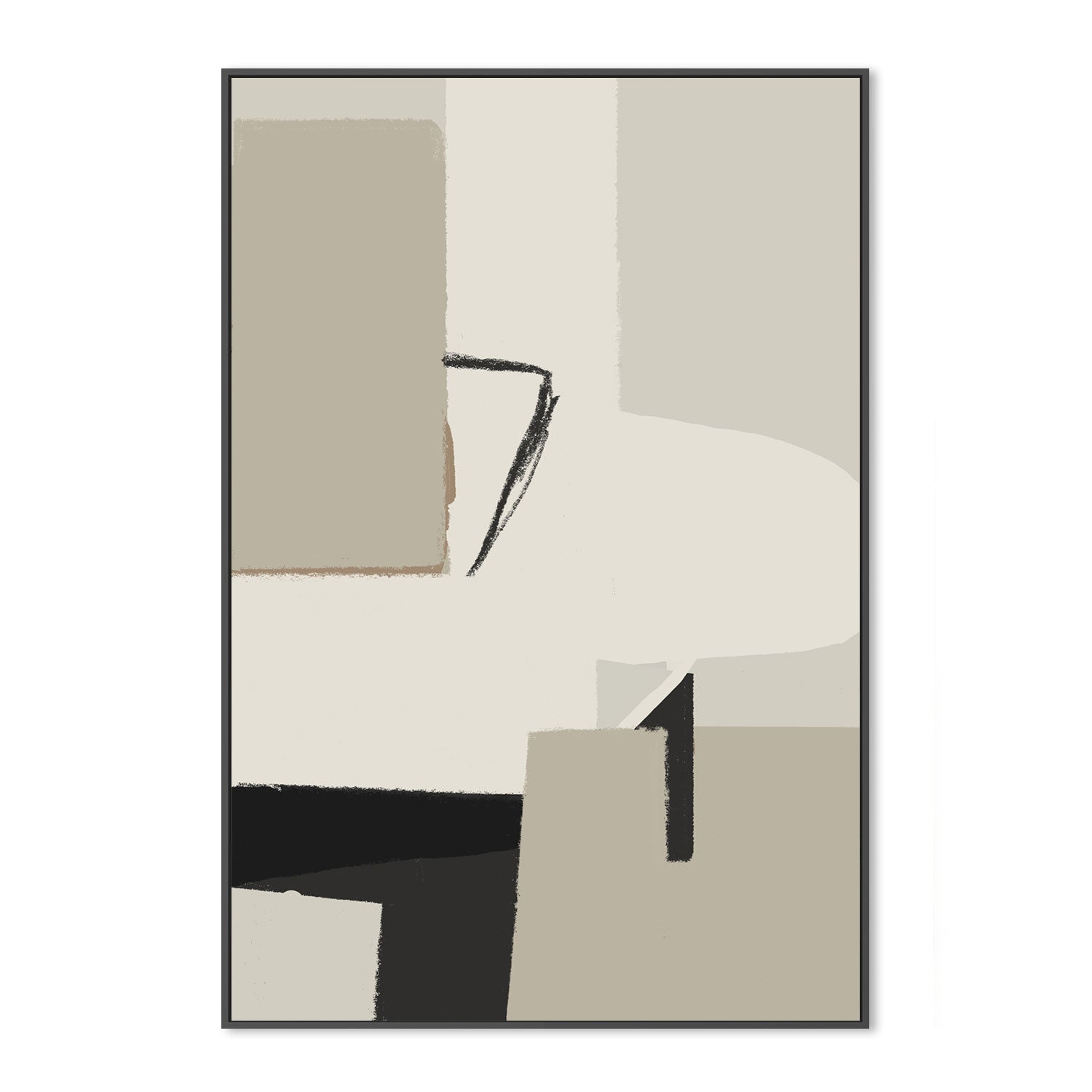 wall-art-print-canvas-poster-framed-Polite Chessman , By Zero Plus Studio-GIOIA-WALL-ART
