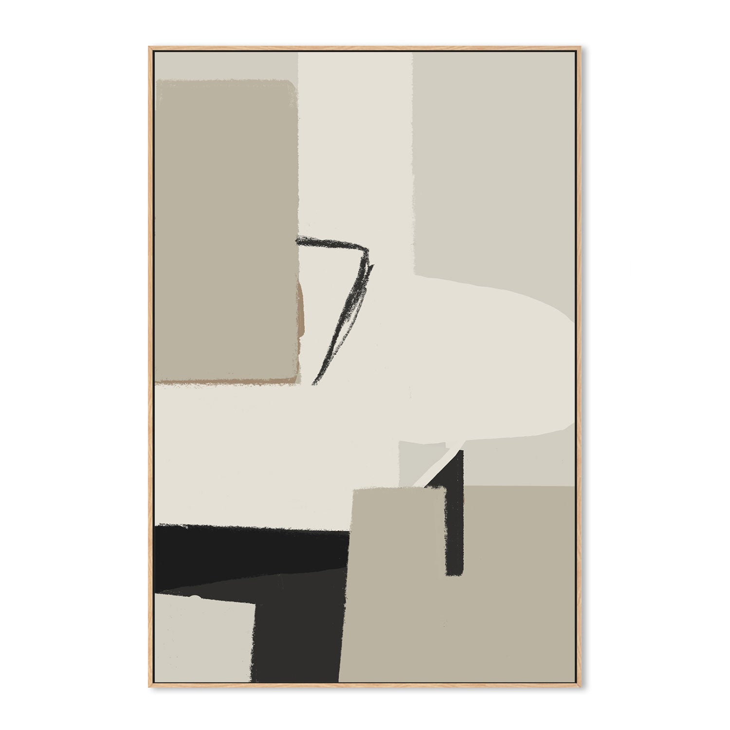 wall-art-print-canvas-poster-framed-Polite Chessman , By Zero Plus Studio-GIOIA-WALL-ART