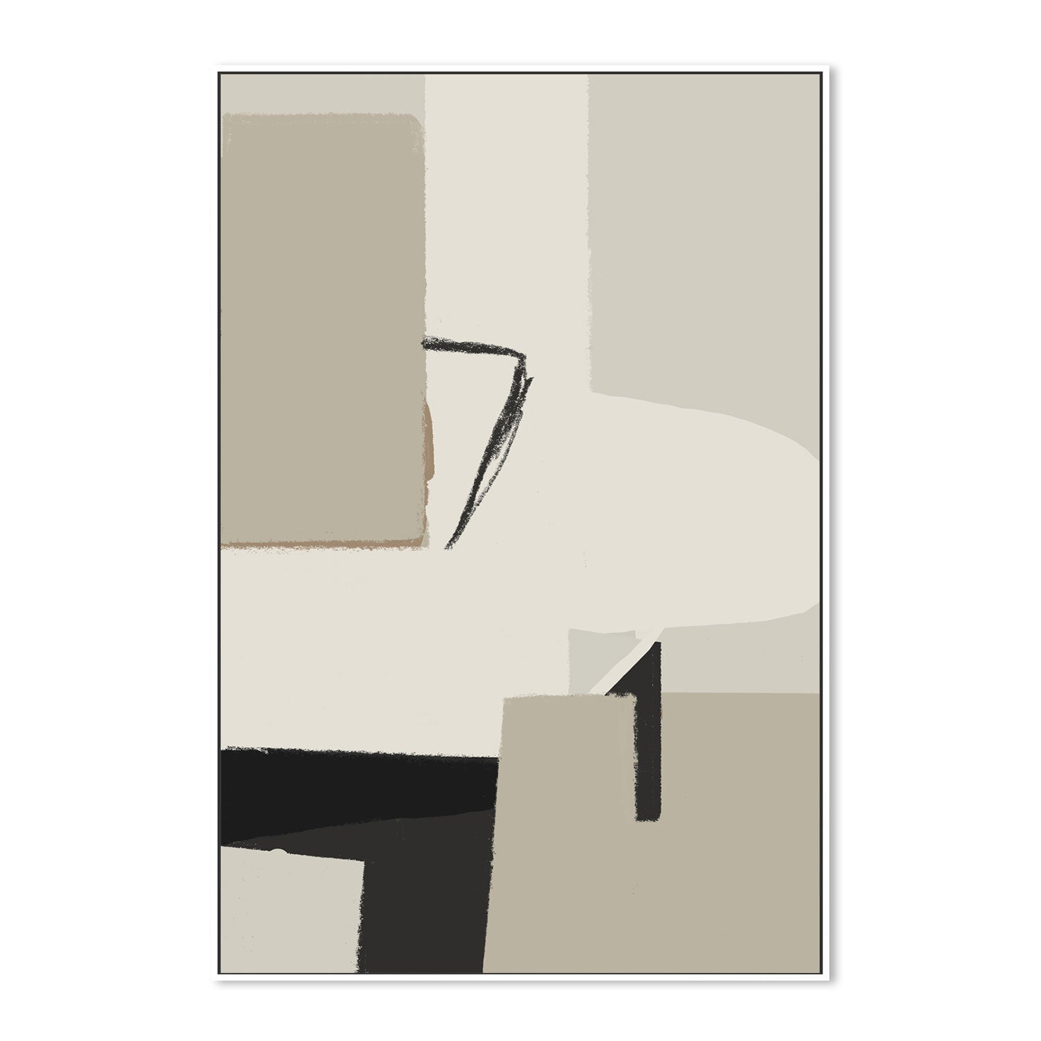 wall-art-print-canvas-poster-framed-Polite Chessman , By Zero Plus Studio-GIOIA-WALL-ART