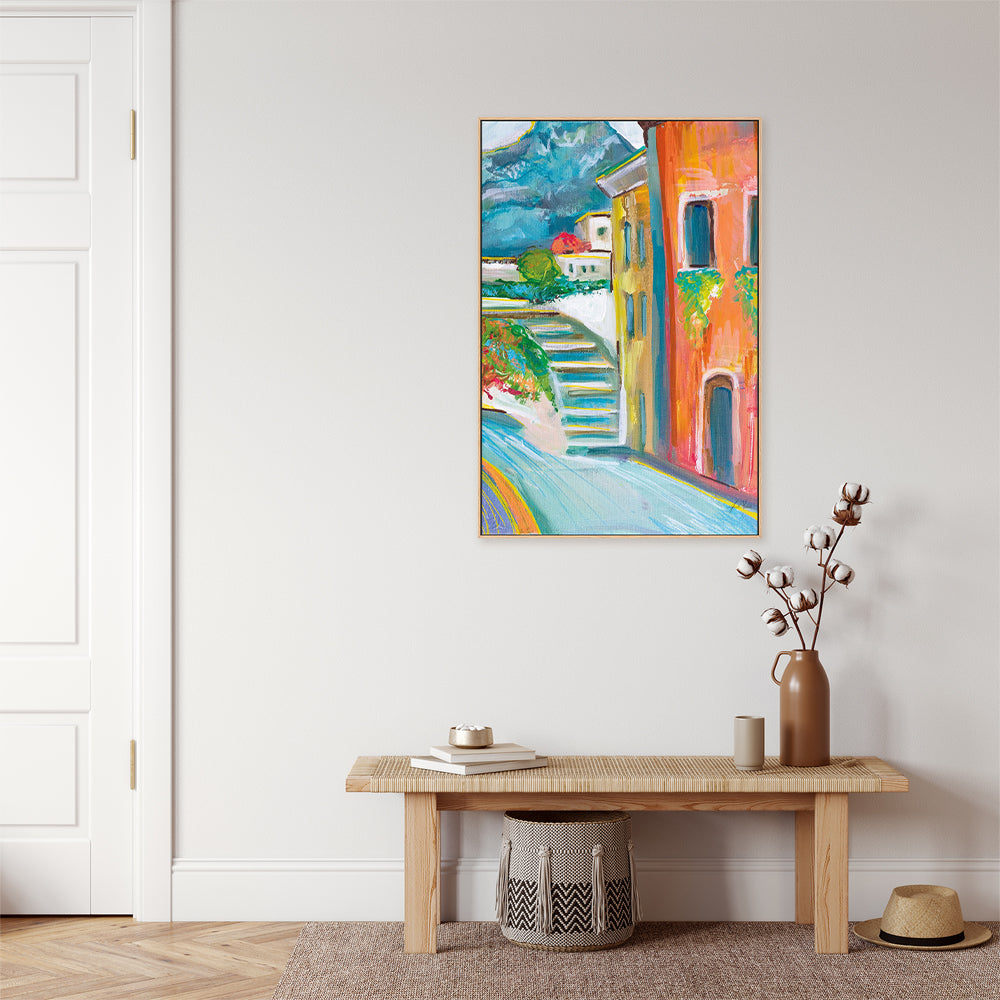 wall-art-print-canvas-poster-framed-Positano, Style B-by-Jeanette Vertentes-Gioia Wall Art