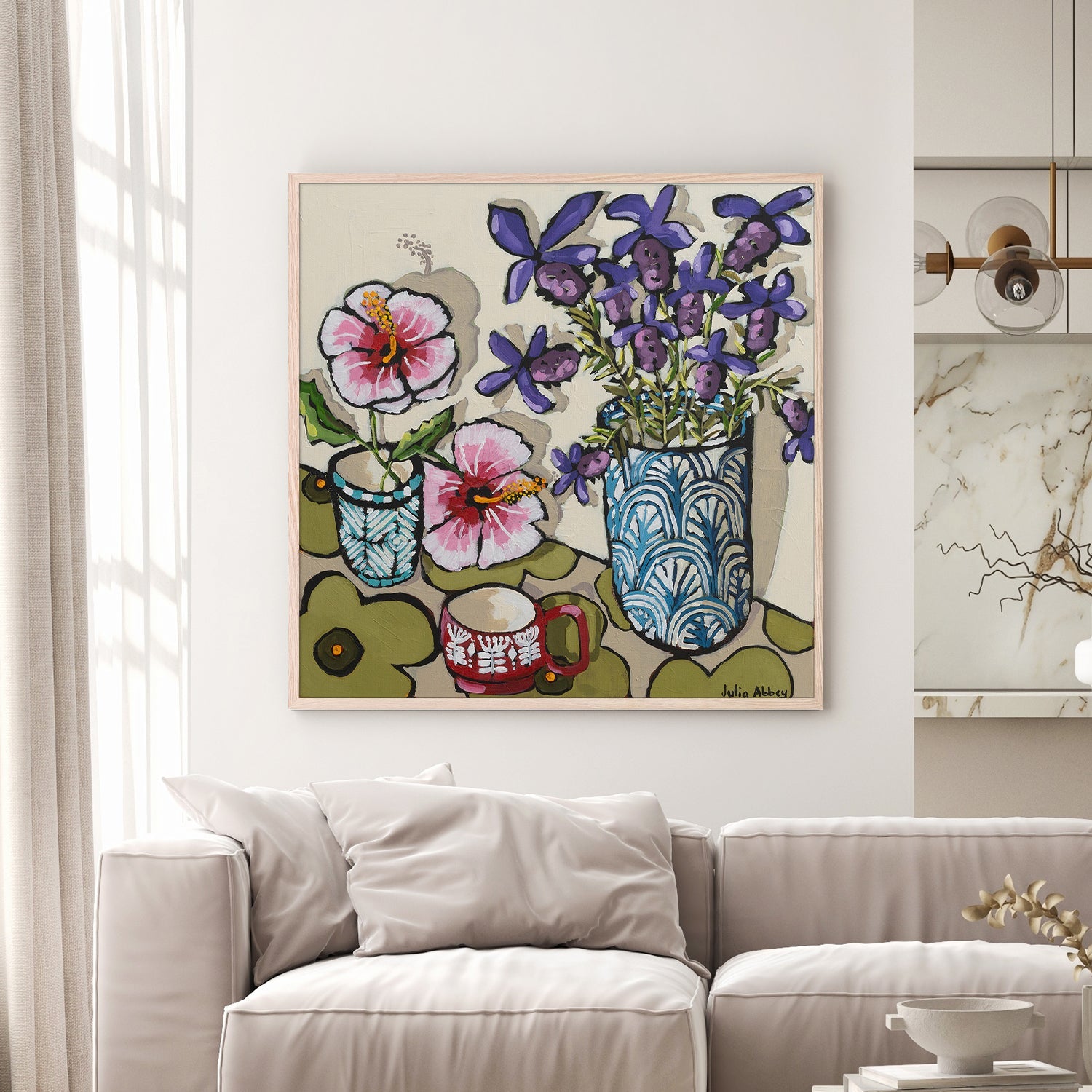 wall-art-print-canvas-poster-framed-Pretty Flowers-7