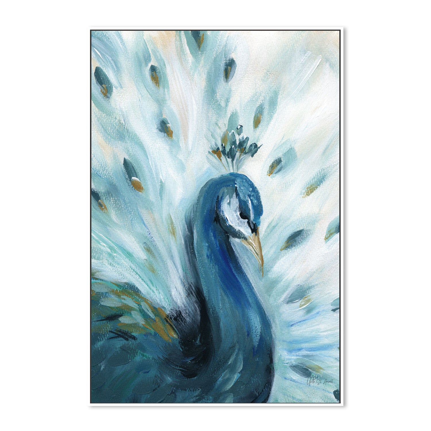 wall-art-print-canvas-poster-framed-Pretty Peacocks, Style A , By Yvette St. Amant-5