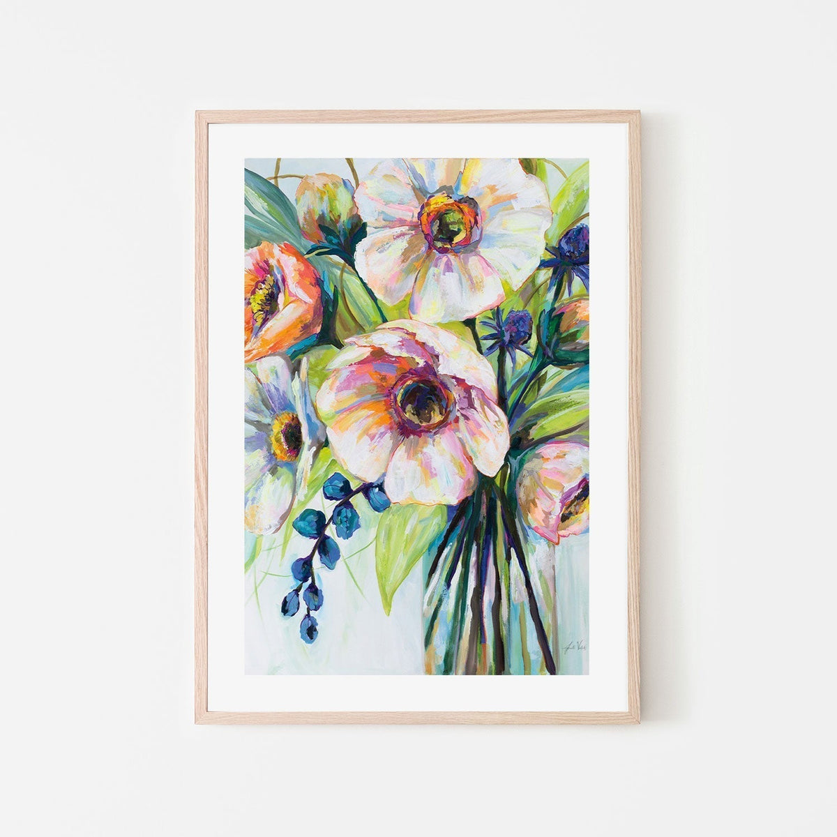 wall-art-print-canvas-poster-framed-Pretty Poppies-by-Jeanette Vertentes-Gioia Wall Art