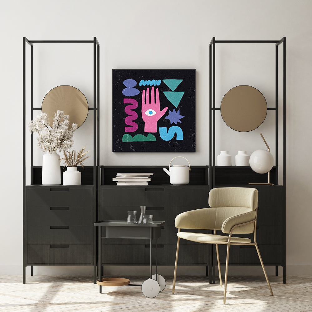 wall-art-print-canvas-poster-framed-Primitive, Style A , By Moira Hershey-GIOIA-WALL-ART