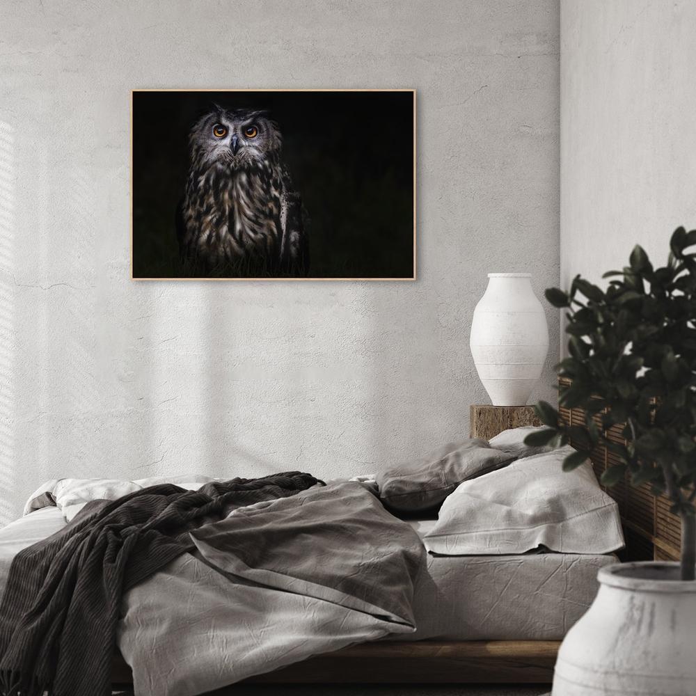 wall-art-print-canvas-poster-framed-Prince Of The Night, By Martine Benezech-by-Plus X Studio-Gioia Wall Art