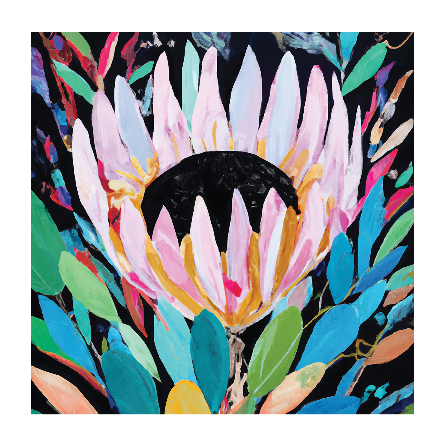 wall-art-print-canvas-poster-framed-Prism Protea , By Stacey Williams-1