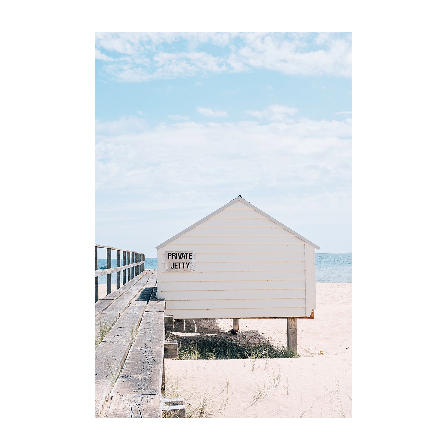 wall-art-print-canvas-poster-framed-Private Jetty , By Ilana Sallick-1