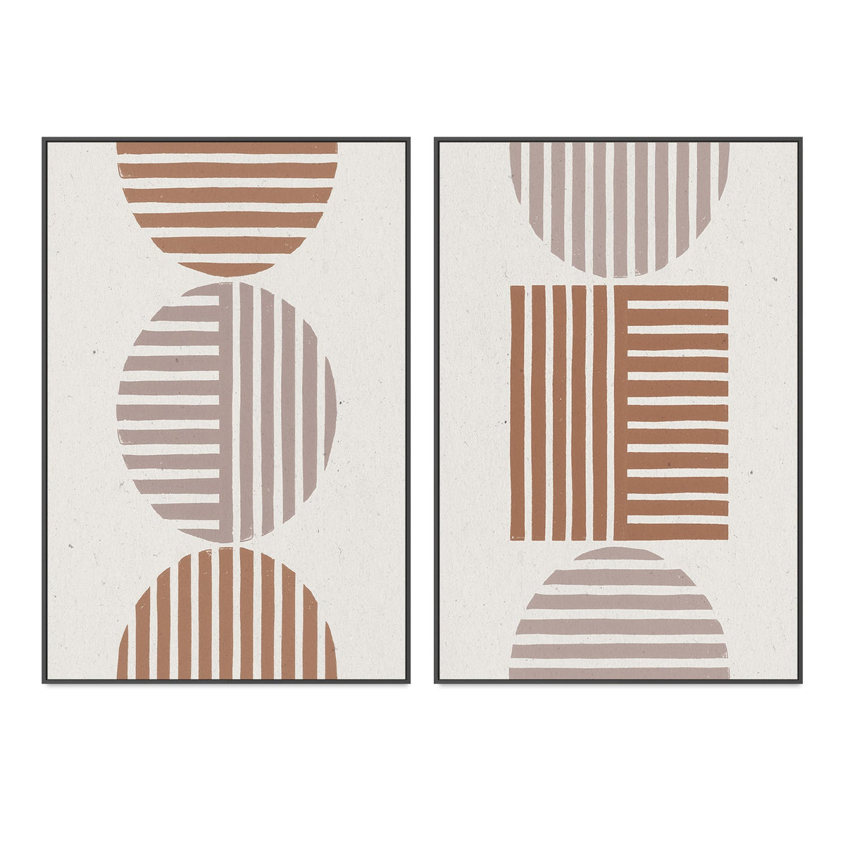 wall-art-print-canvas-poster-framed-Progression, Style A & B, Set Of 2 , By Moira Hershey-GIOIA-WALL-ART