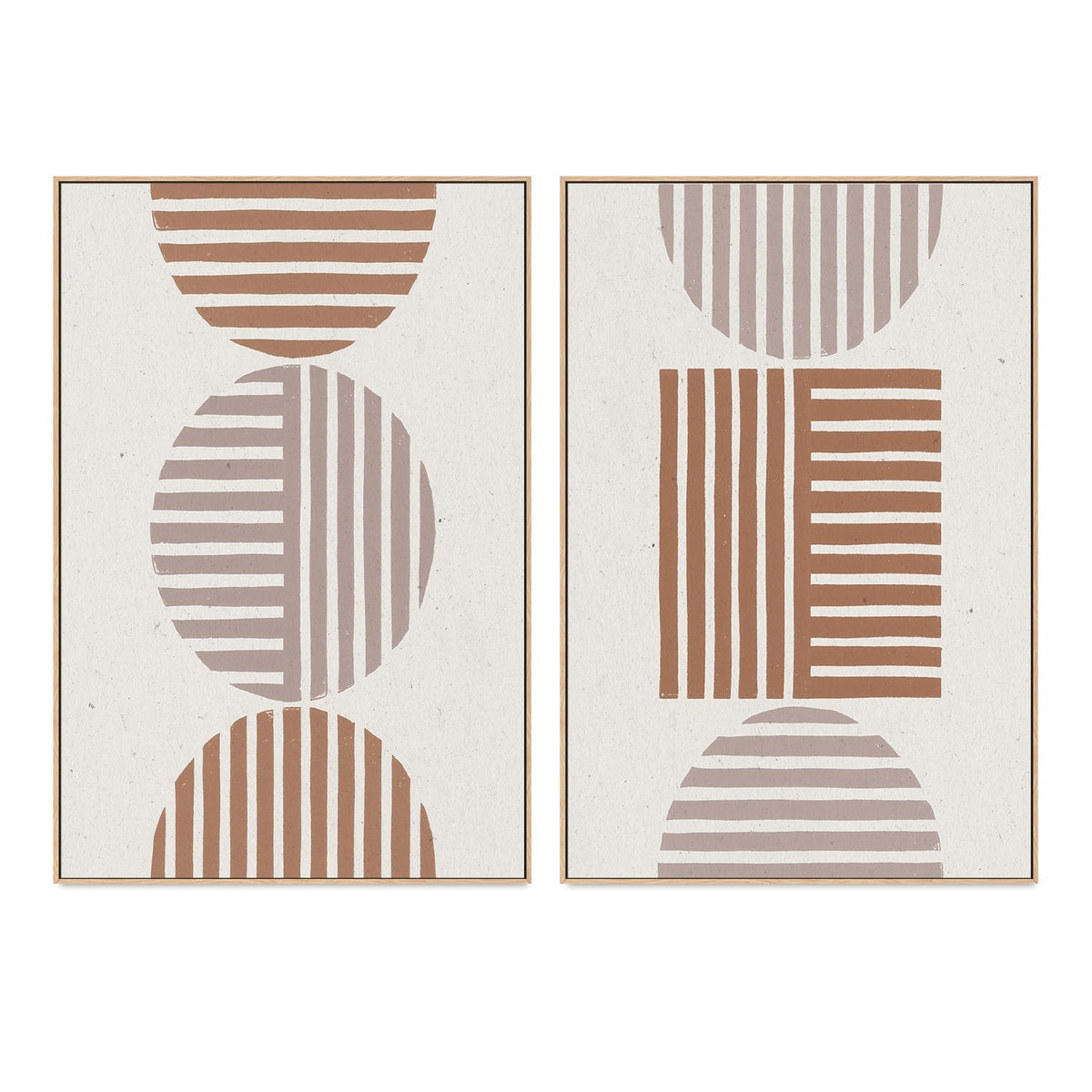 wall-art-print-canvas-poster-framed-Progression, Style A & B, Set Of 2 , By Moira Hershey-GIOIA-WALL-ART