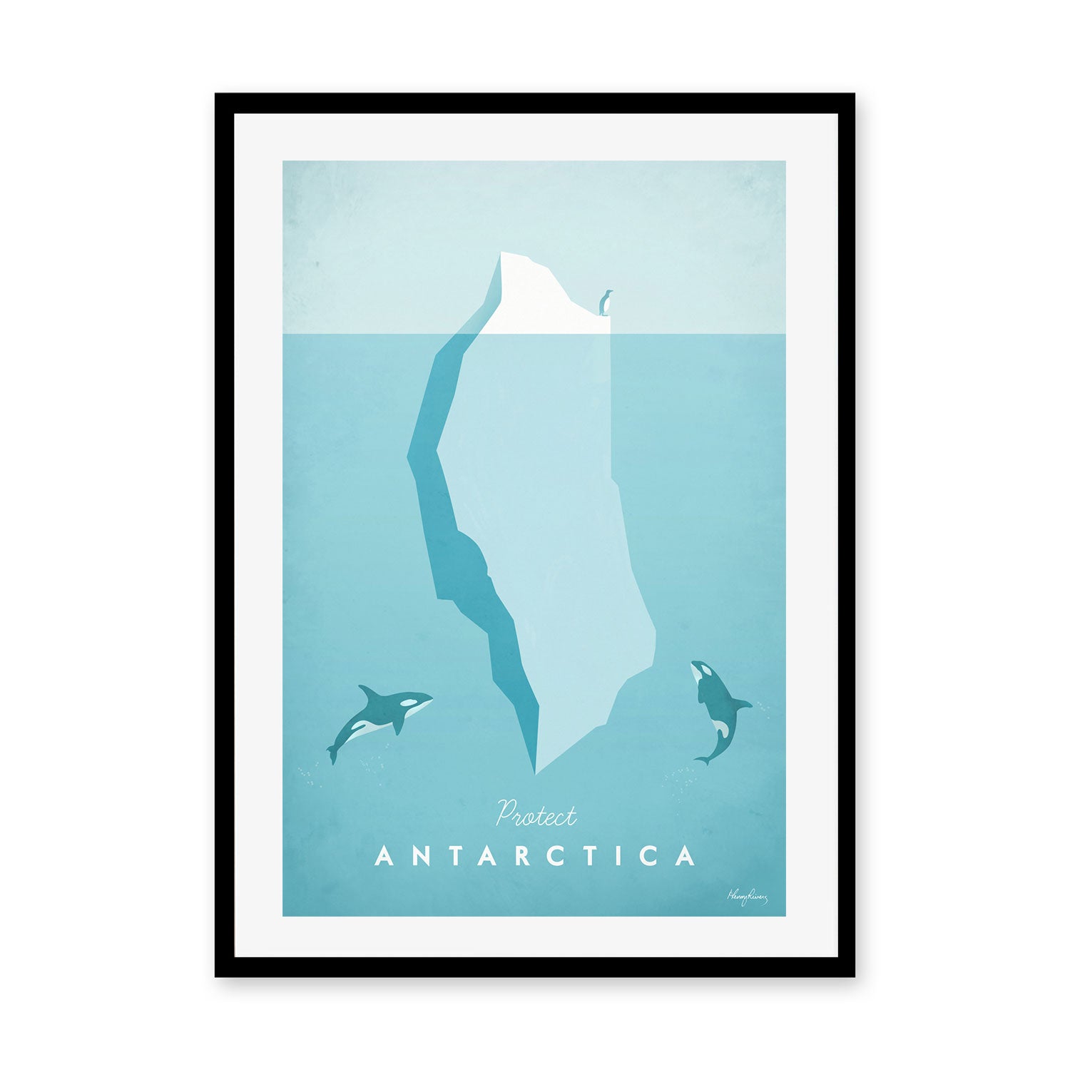 wall-art-print-canvas-poster-framed-Protect Antarctica , By Henry Rivers-GIOIA-WALL-ART