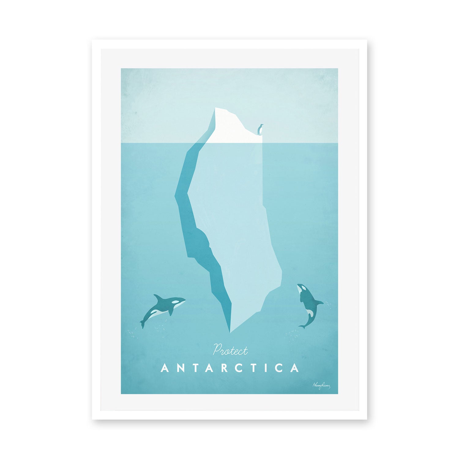 wall-art-print-canvas-poster-framed-Protect Antarctica , By Henry Rivers-GIOIA-WALL-ART