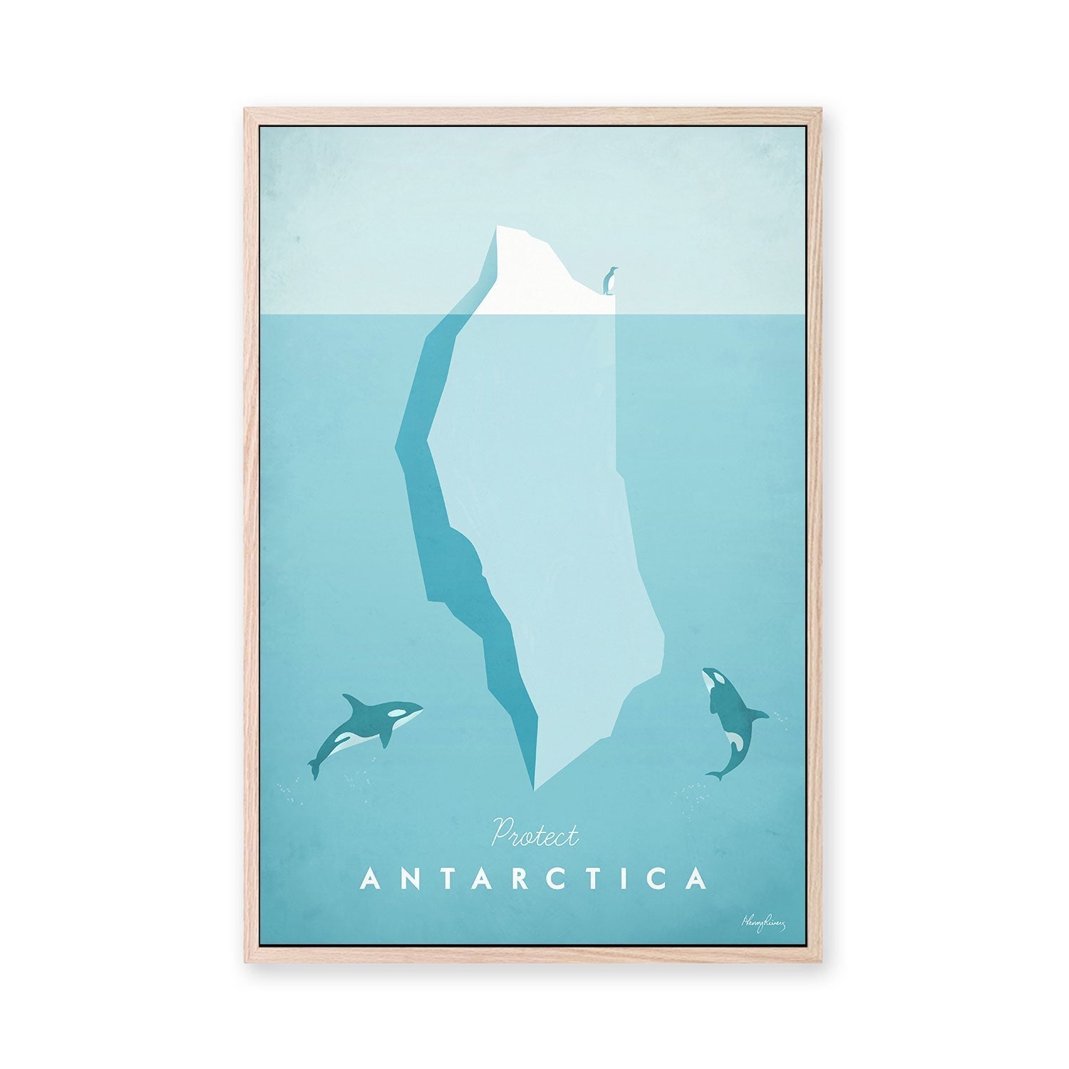 wall-art-print-canvas-poster-framed-Protect Antarctica , By Henry Rivers-GIOIA-WALL-ART