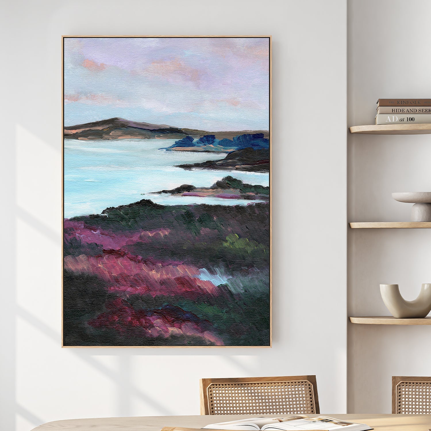 wall-art-print-canvas-poster-framed-Purple Coast , By Nikita Jariwala-2