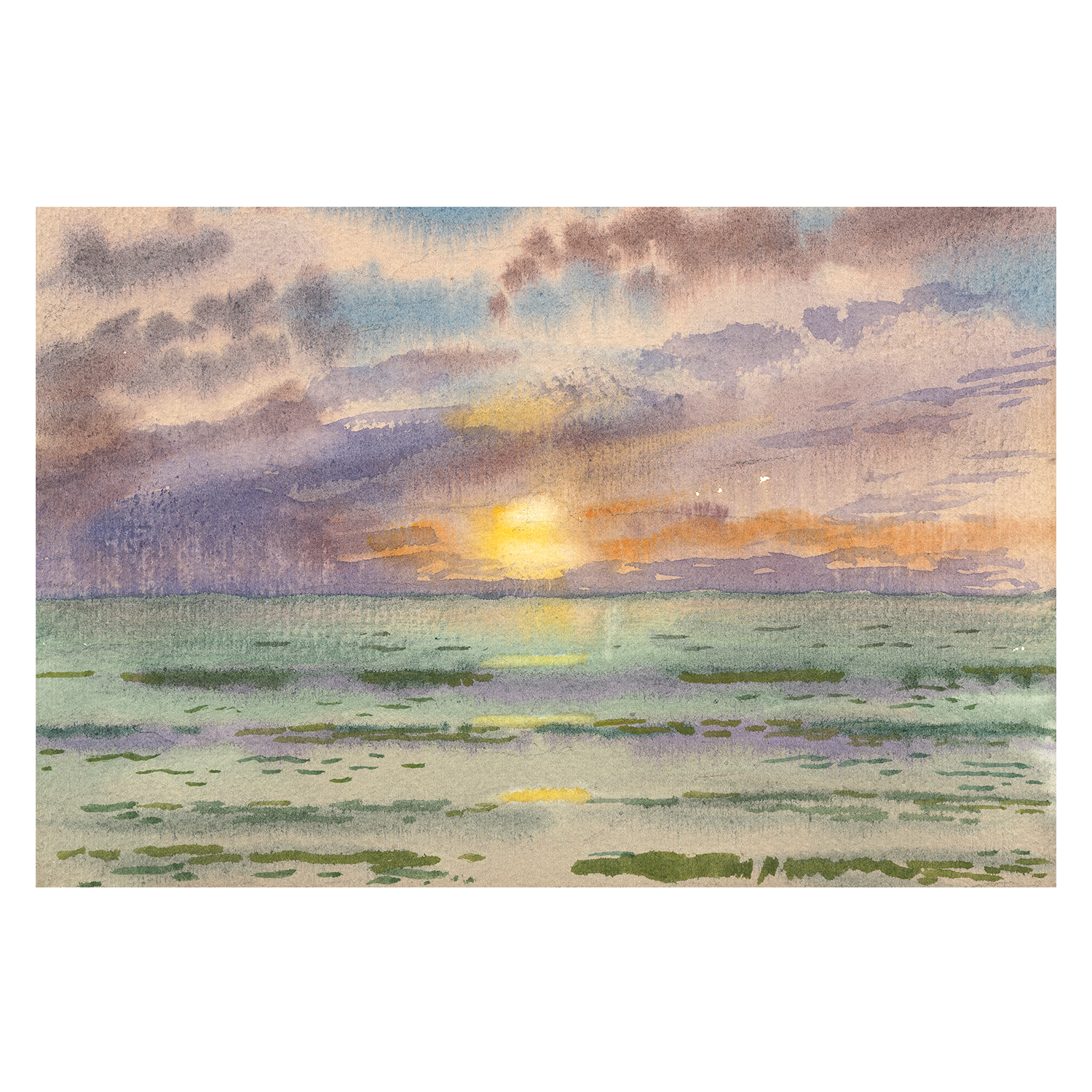 wall-art-print-canvas-poster-framed-PURPLE SUNRISE , By David Dallison-1