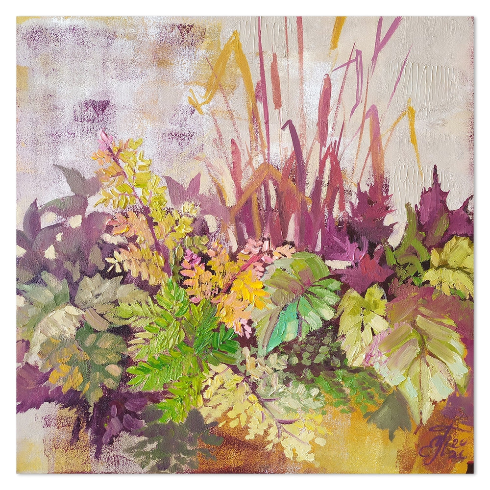 wall-art-print-canvas-poster-framed-Purple Thickets-by-Ekaterina Prisich-Gioia Wall Art