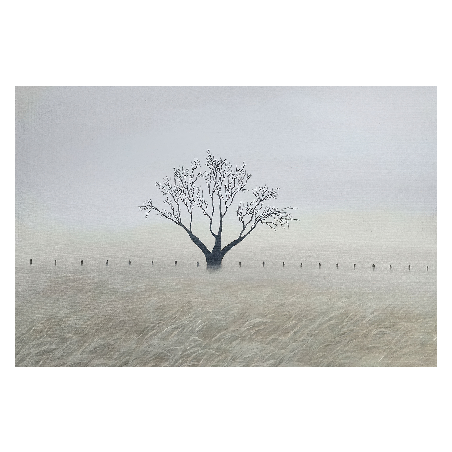 wall-art-print-canvas-poster-framed-Quiet Dawn , By Kelle Wright-1