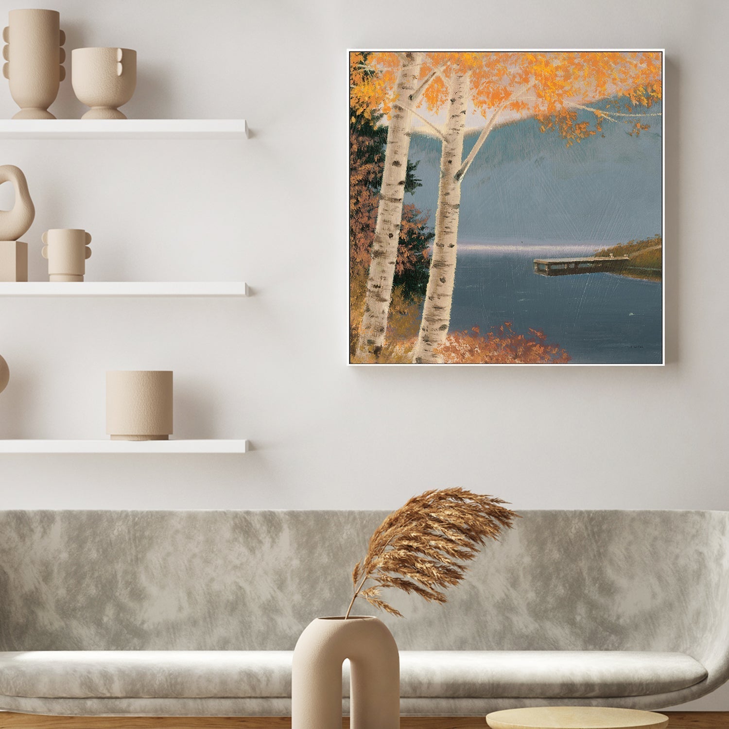 wall-art-print-canvas-poster-framed-Quiet Evening No Words, Style B-by-James Wiens-Gioia Wall Art