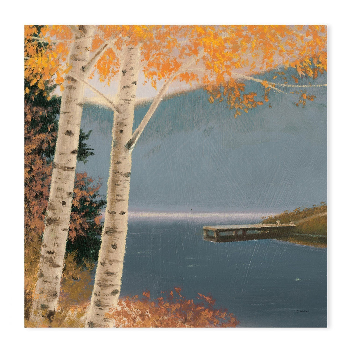 wall-art-print-canvas-poster-framed-Quiet Evening, Set of 2-by-James Wiens-Gioia Wall Art