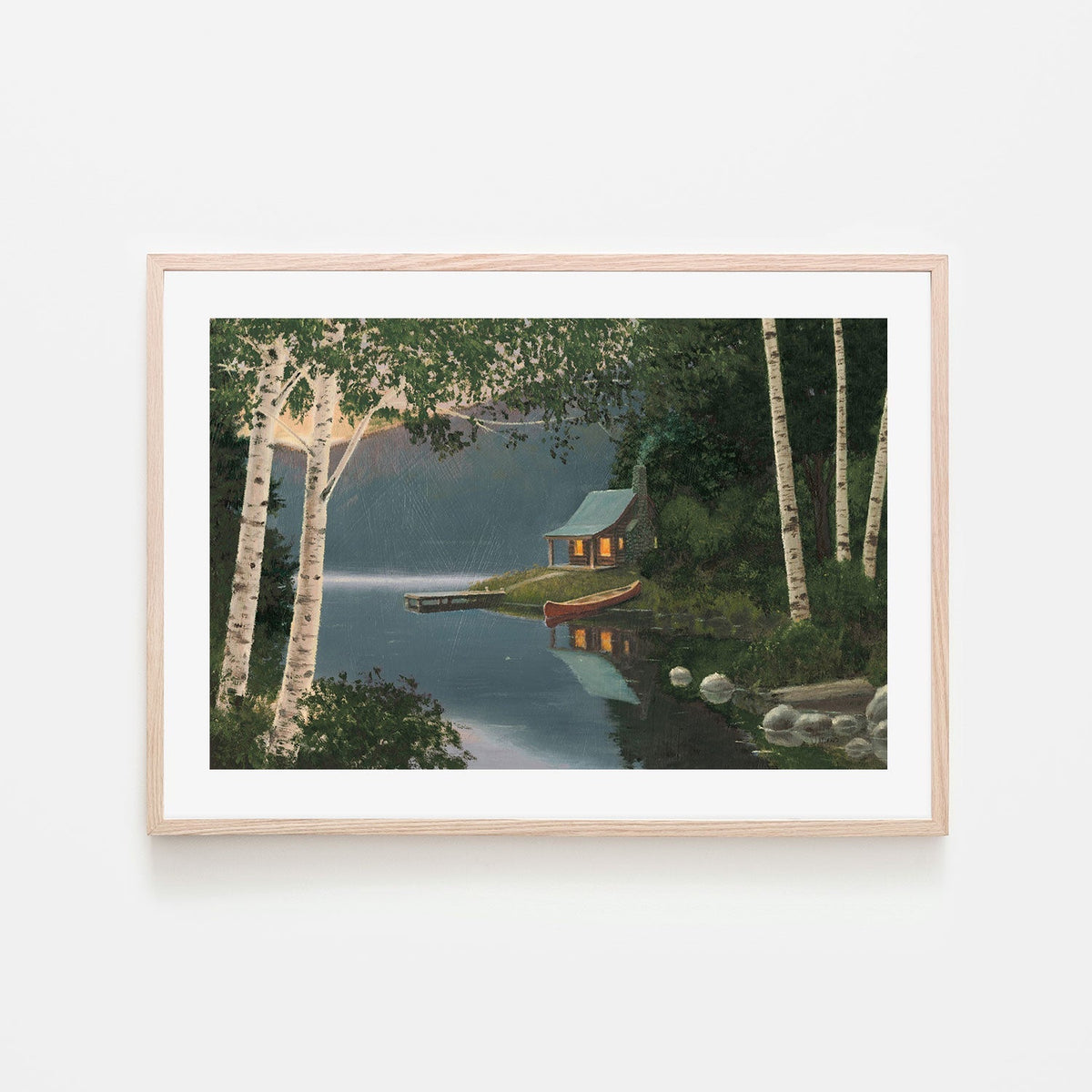 wall-art-print-canvas-poster-framed-Quiet Evening Summer-by-James Wiens-Gioia Wall Art