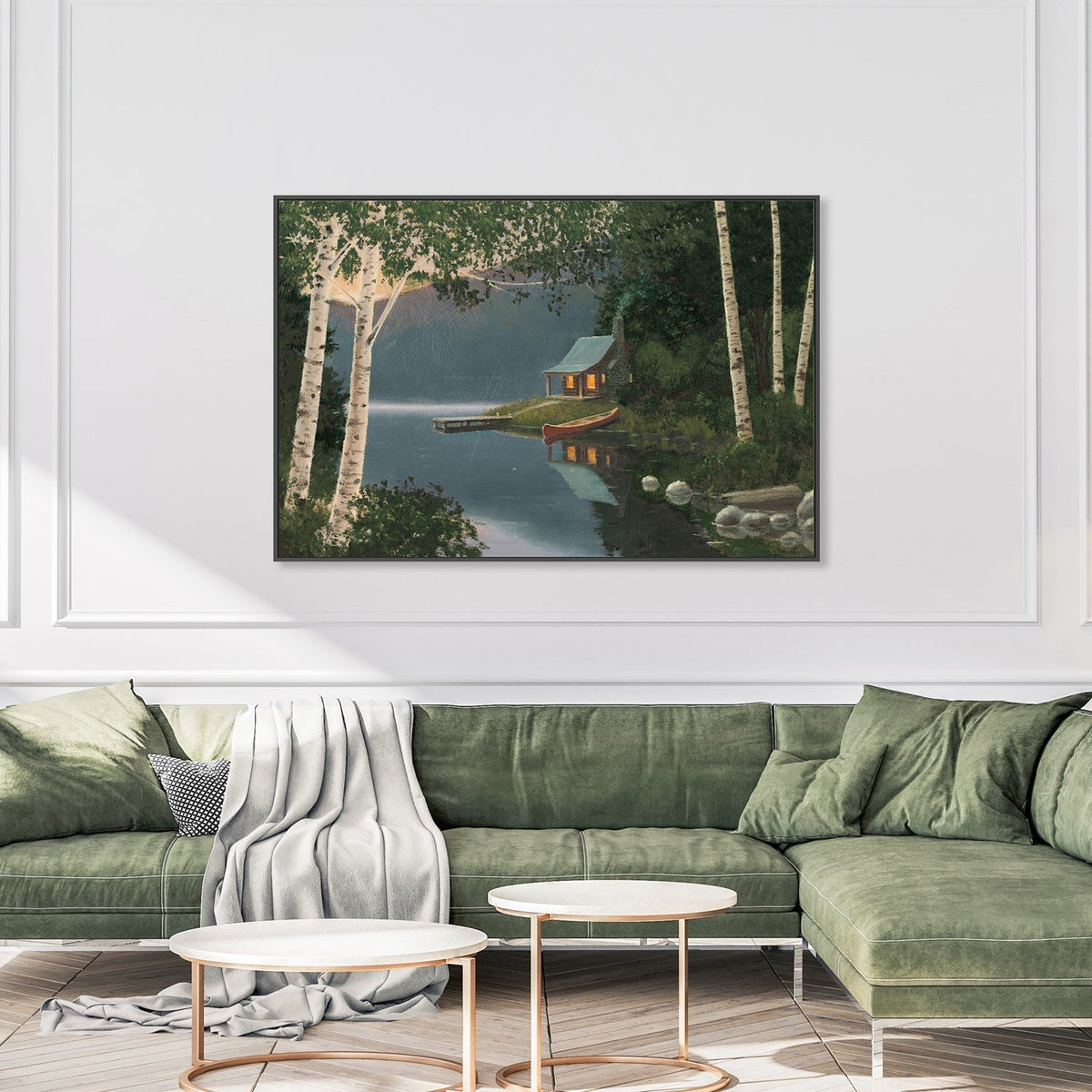wall-art-print-canvas-poster-framed-Quiet Evening Summer-by-James Wiens-Gioia Wall Art