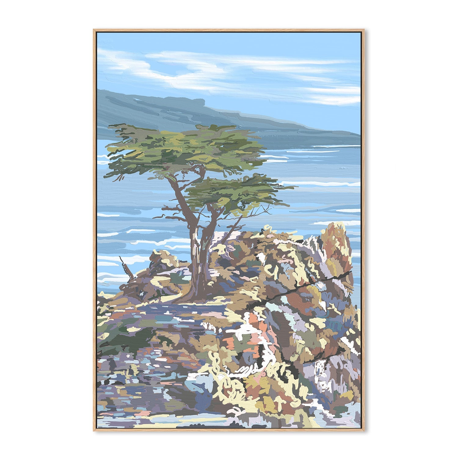 wall-art-print-canvas-poster-framed-Quiet Sentinel, 17 Mile Drive, California , By Jenna Alheit-4