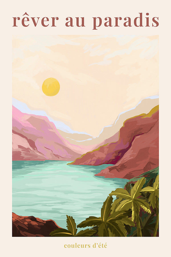 wall-art-print-canvas-poster-framed-RAaver Au Paradis - Sun-1