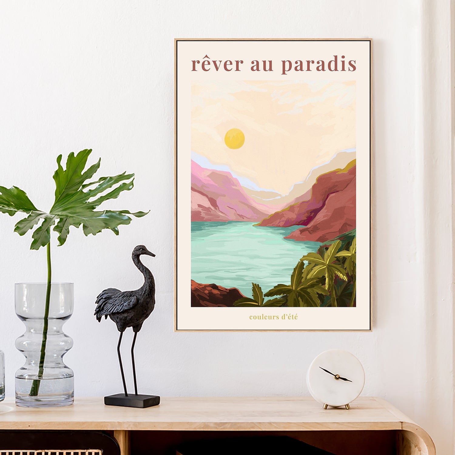 wall-art-print-canvas-poster-framed-RAaver Au Paradis - Sun-2
